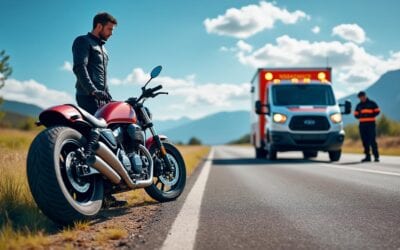 Crevaison moto : assistance ou transport ?