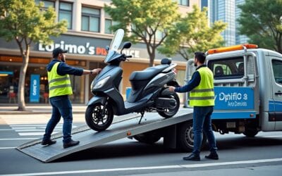 Remorquage scooter : prix, délais, organisation