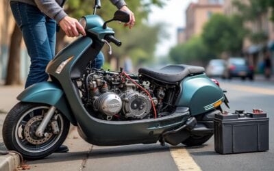 Scooter qui ne démarre plus : causes fréquentes et solutions