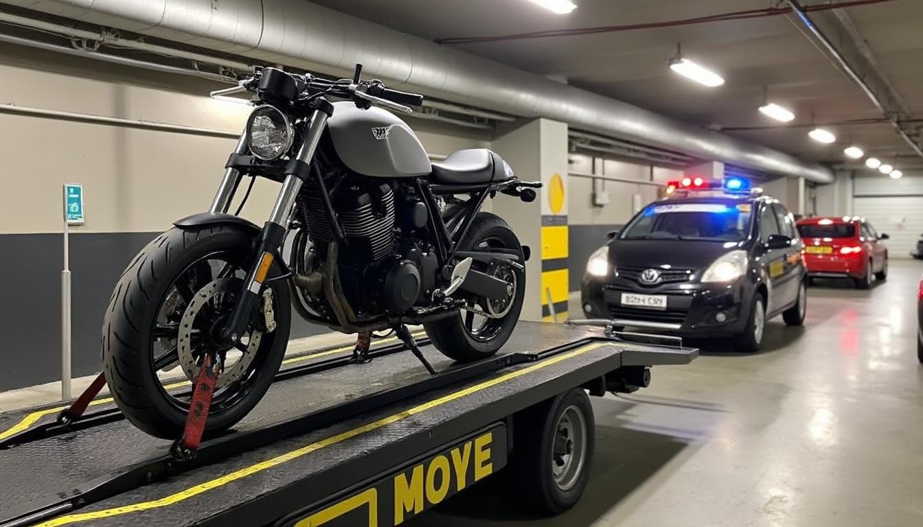 découvrez les modalités d'accès et les limites du remorquage des deux-roues en sous-sol pour assurer sécurité et conformité.
