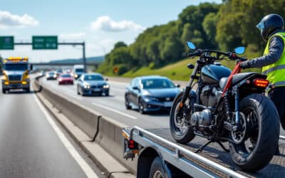 Remorquage moto sur autoroute : procédure et sécurité