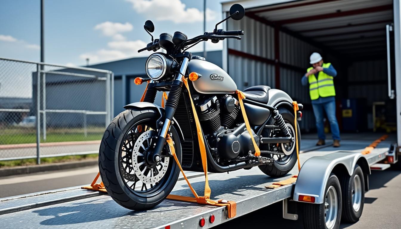 découvrez les précautions essentielles et les techniques de sanglage pour un transport moto longue distance sécurisé et efficace.