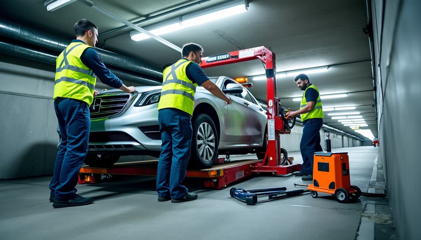 découvrez comment gérer efficacement une roue bloquée en sous-sol avec les solutions de prise en charge adaptées et le matériel nécessaire pour résoudre ce problème rapidement et en toute sécurité.