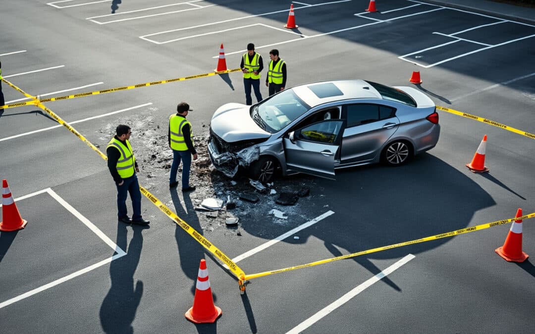 découvrez comment sécuriser efficacement une zone après un accident de véhicule dans un parking pour assurer la sécurité de tous et éviter d'autres incidents.